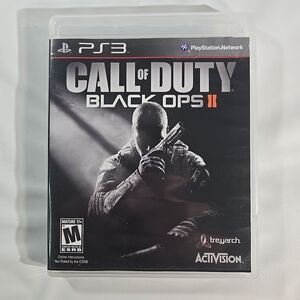Sony PS3 Call of Duty: Black Ops II - Black and Gray Artwork